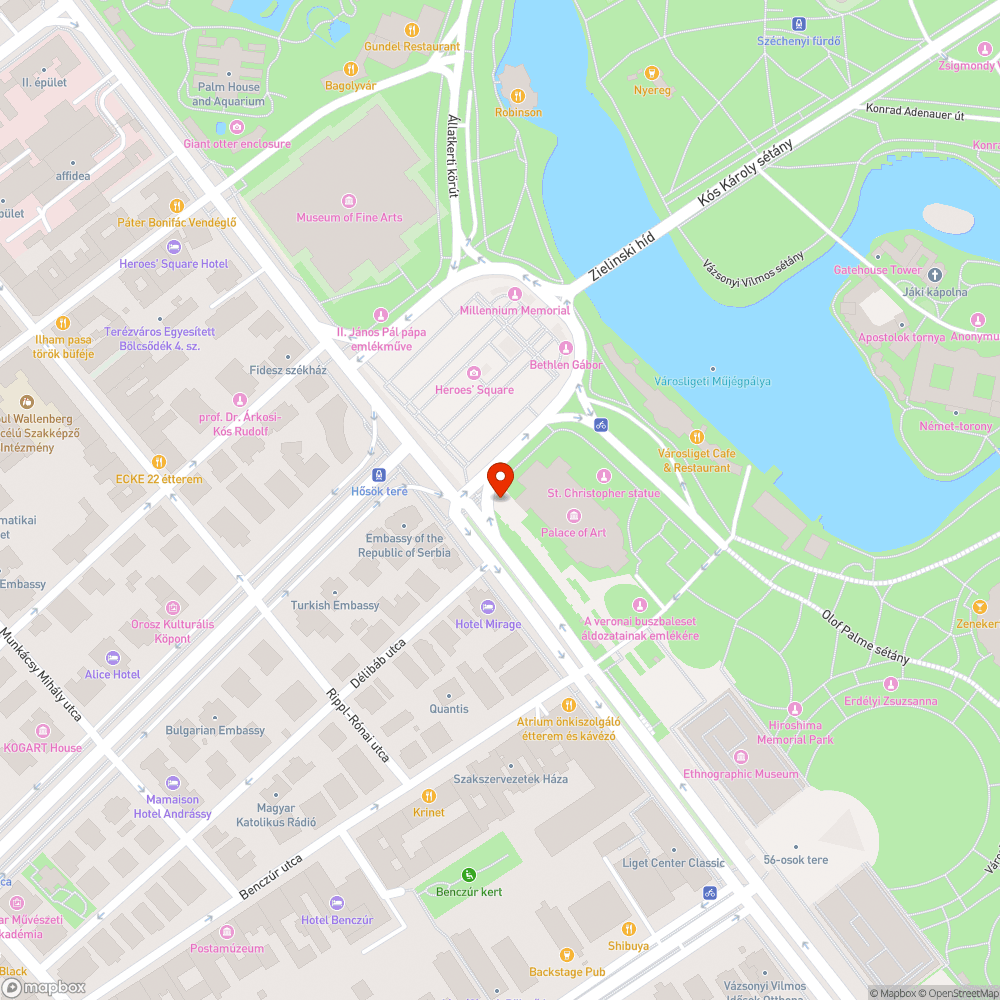 Tönkrement járda bejelentés helye