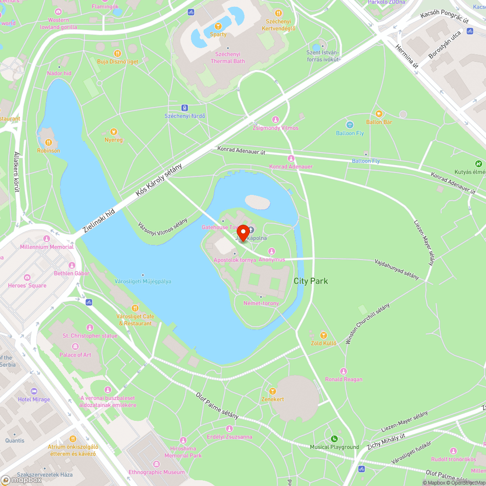 Törött ivókút bejelentés helye