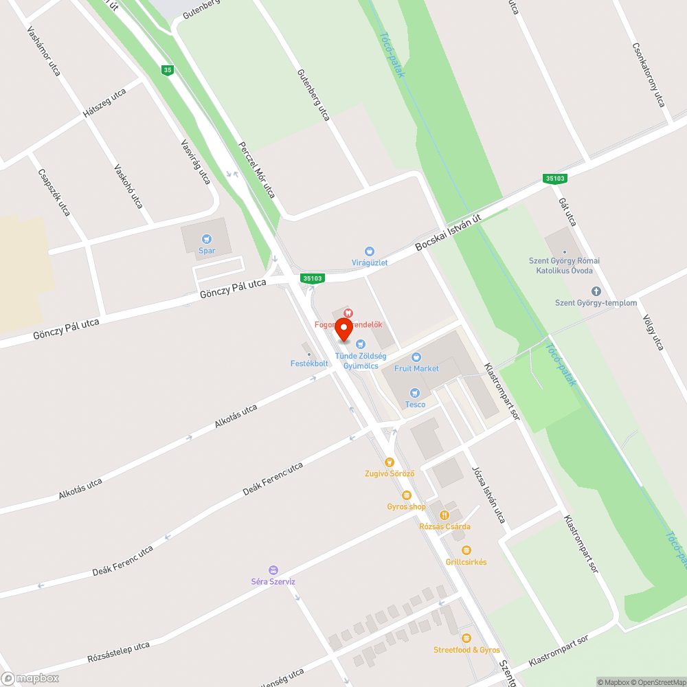 Lekopott festés a korlátról bejelentés helye