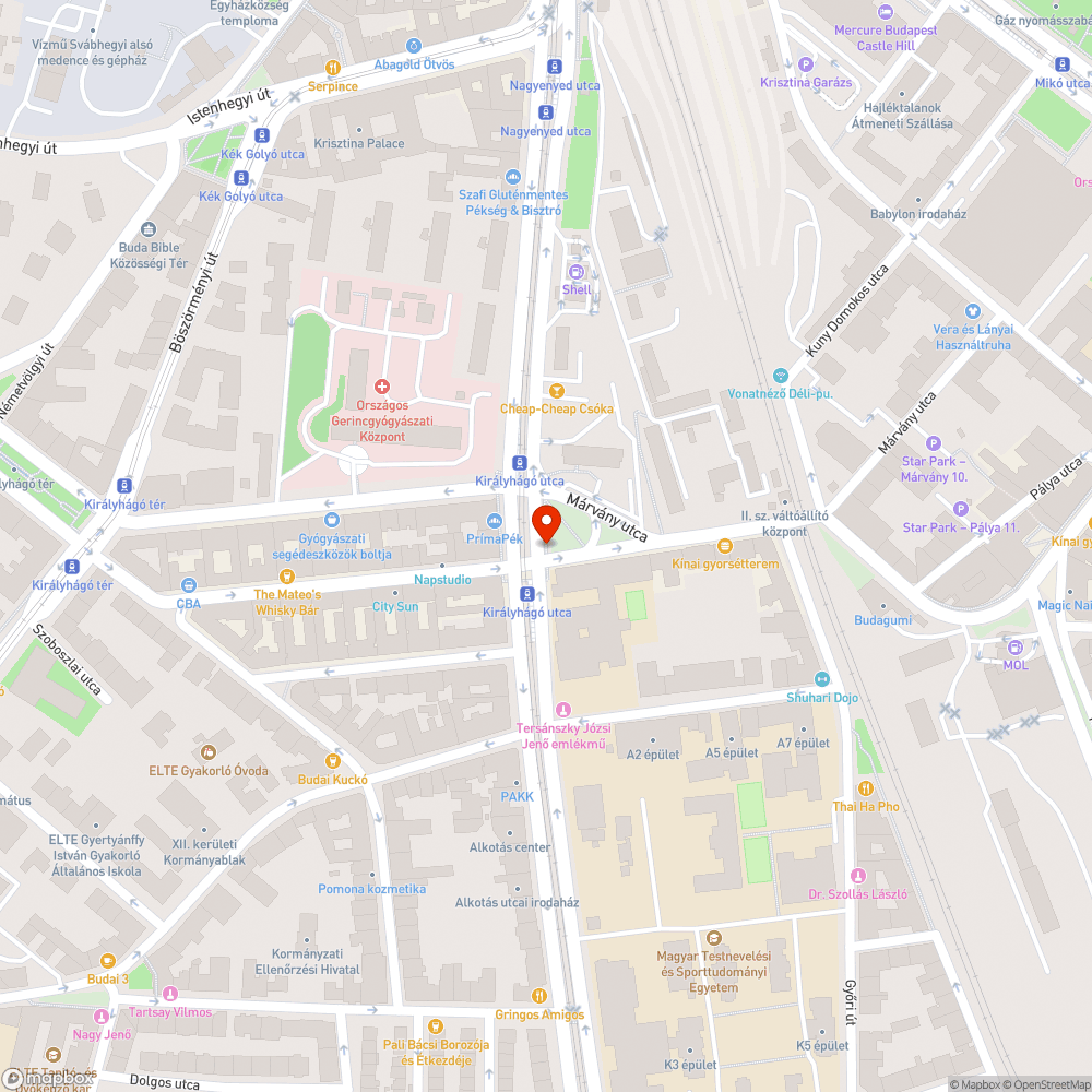 Kátyús, egyenetlen út bejelentés helye