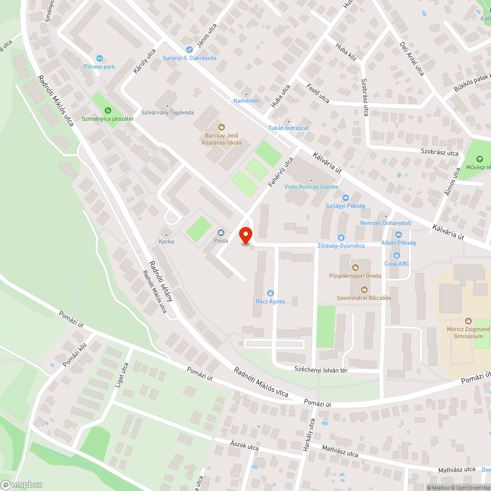 Kiszáradt facsemete bejelentés helye