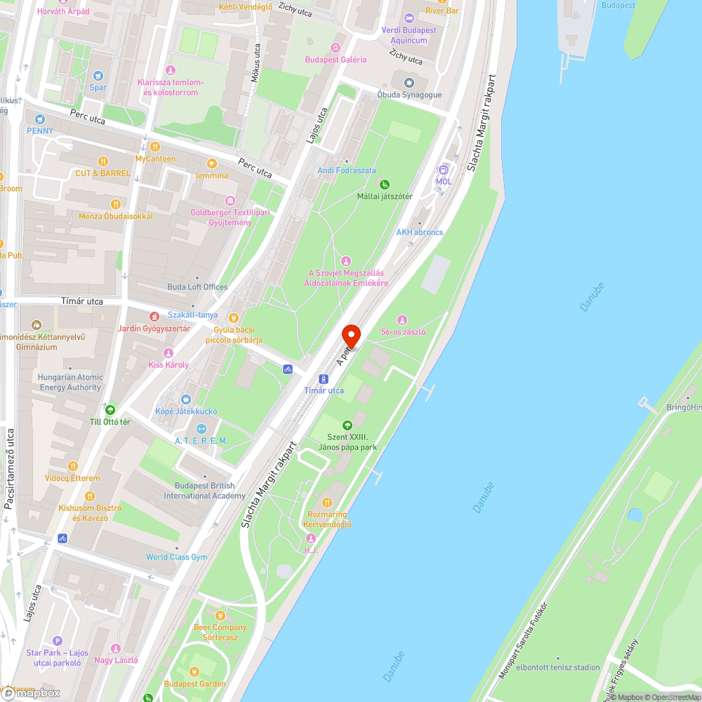 Beszakadt út bejelentés helye