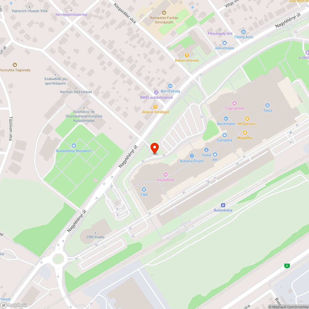 Parkoló KRESZ bejelentés helye