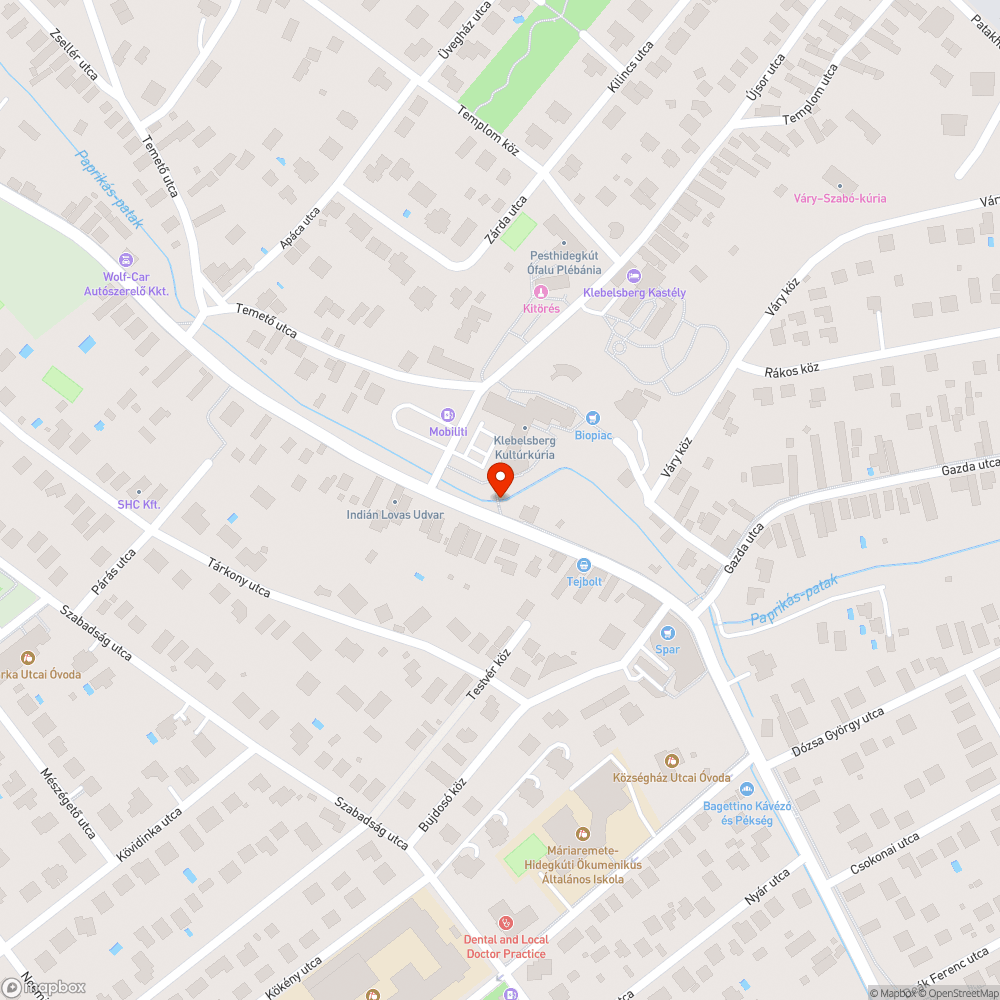 Megrongálódott híd korlát bejelentés helye