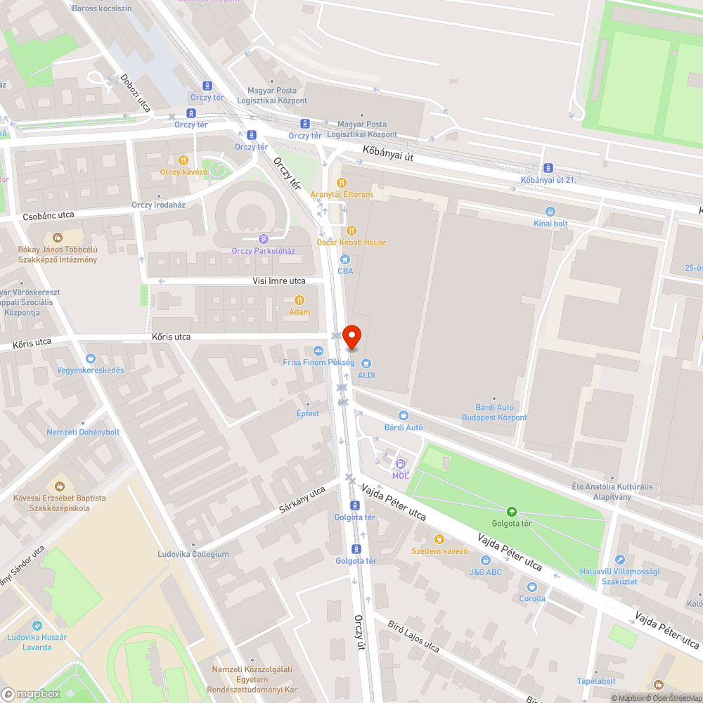 Kitaposott zöldfelületek bejelentés helye