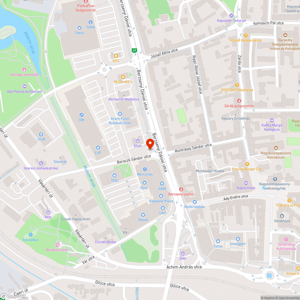 Lekopott "Egyirányú forgalom" tábla bejelentés helye