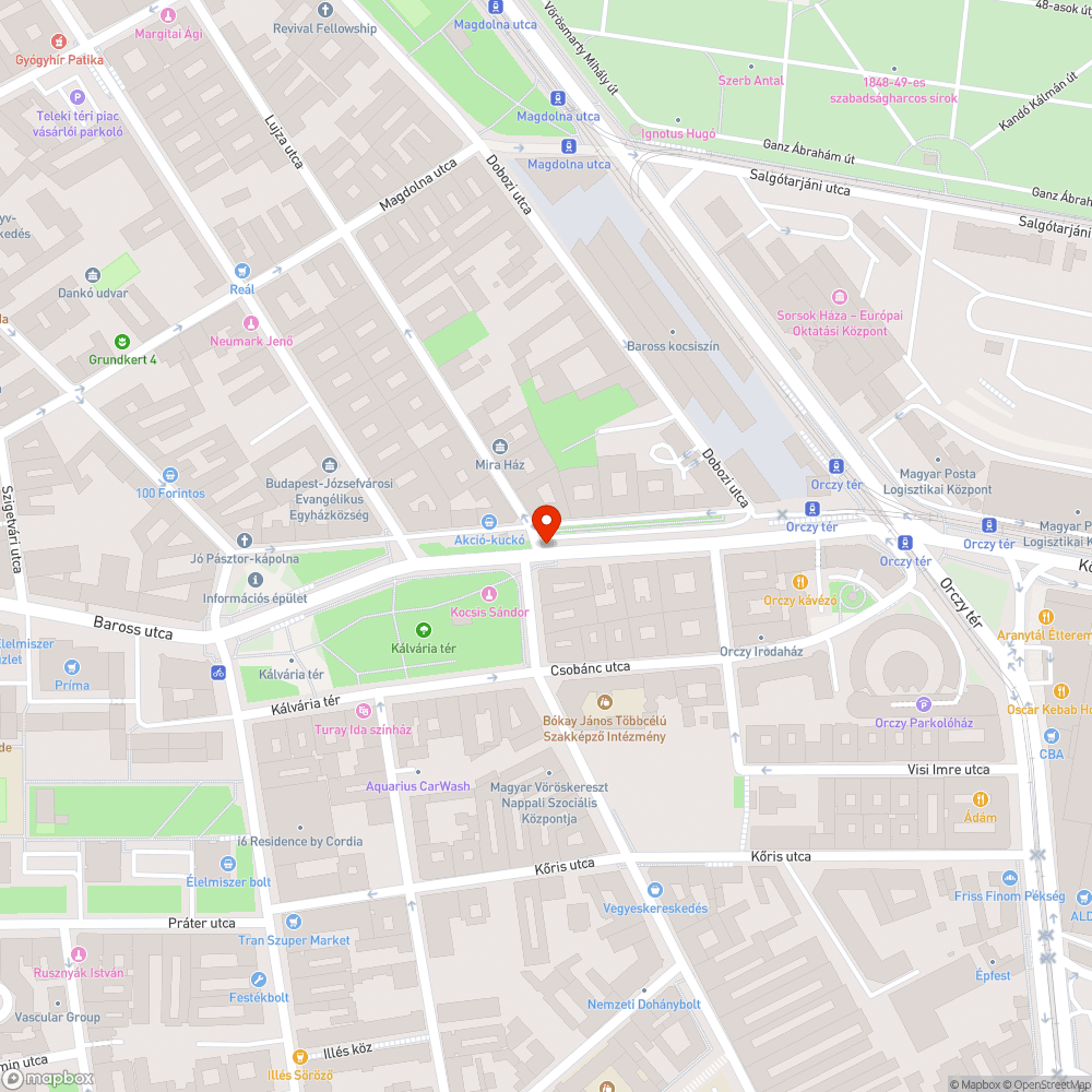 Balesetveszélyesen elrozsdásodott oszlop bejelentés helye