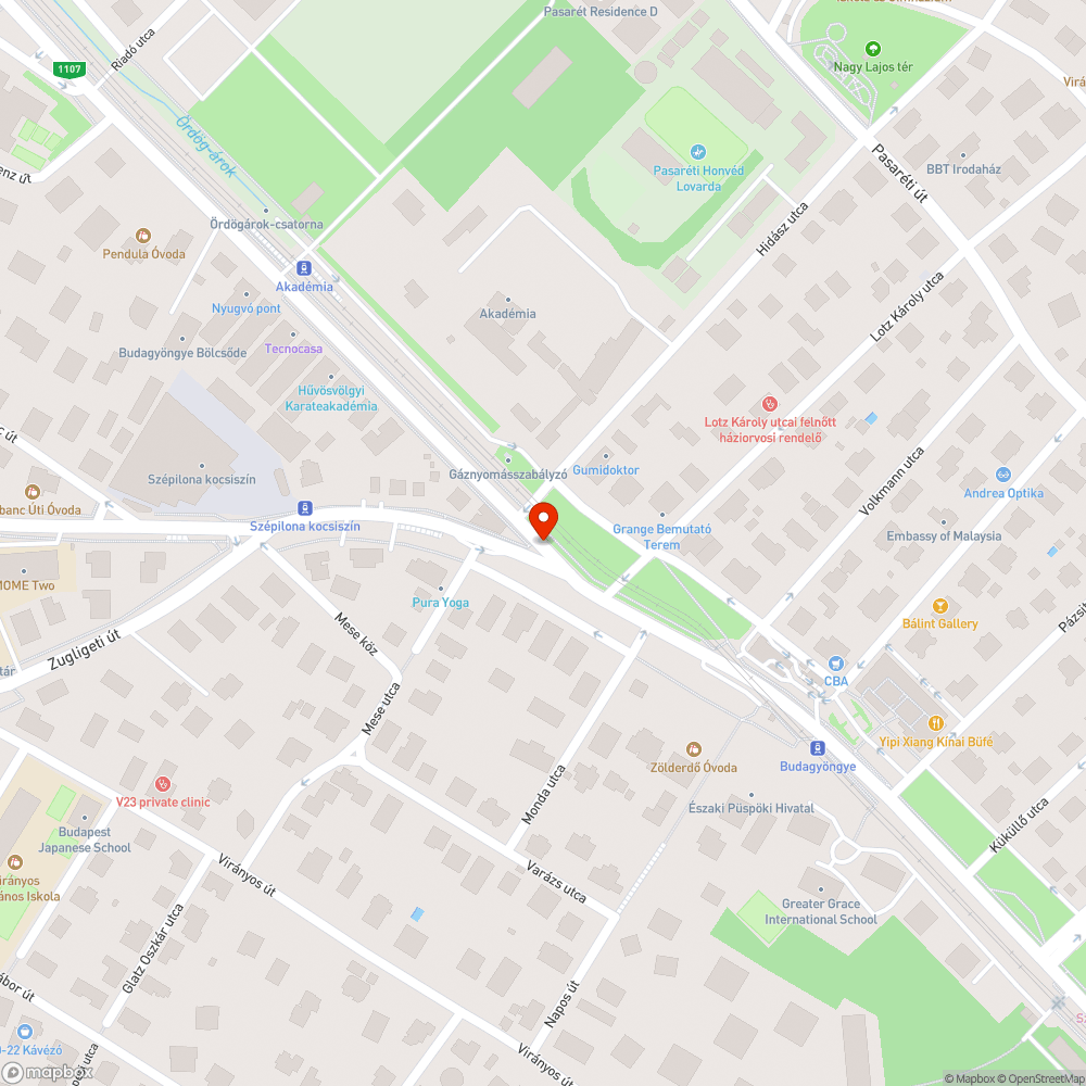 Megsüllyedt csatorna bejelentés helye