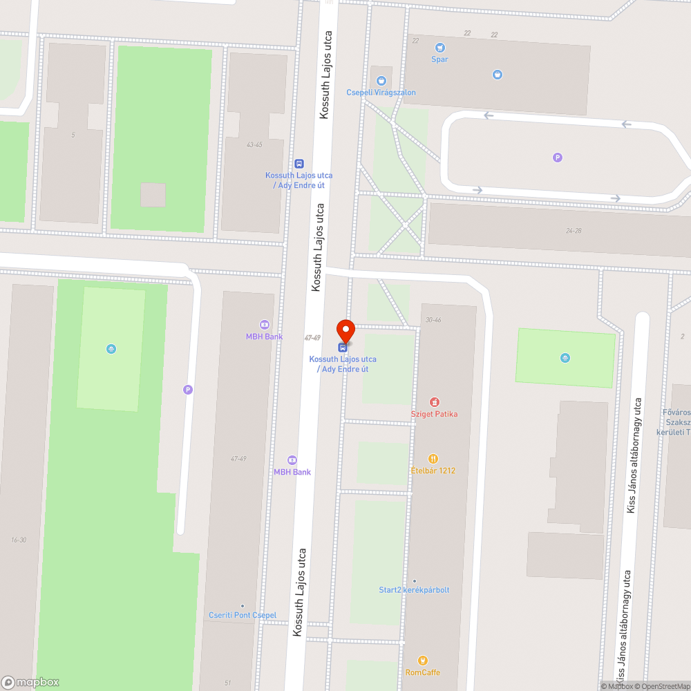 Üres fa hely, ami rendkívül balasetveszélyes bejelentés helye