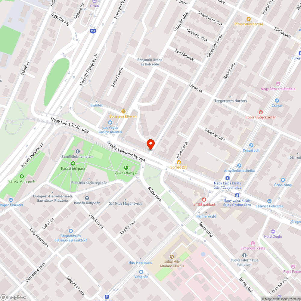 Forgalmi sávban parkolás bejelentés helye