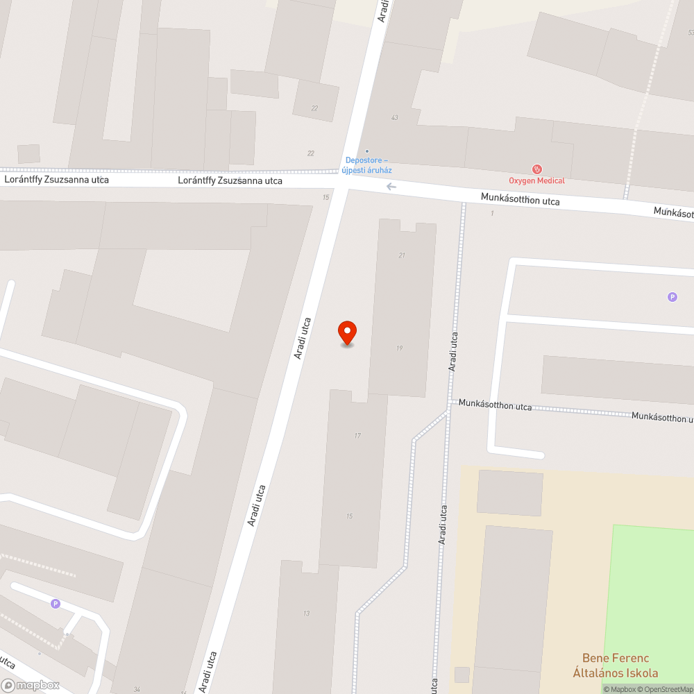 Bútor az erkély alatt bejelentés helye