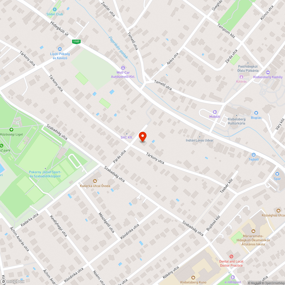 Elburjánzott növényzet bejelentés helye