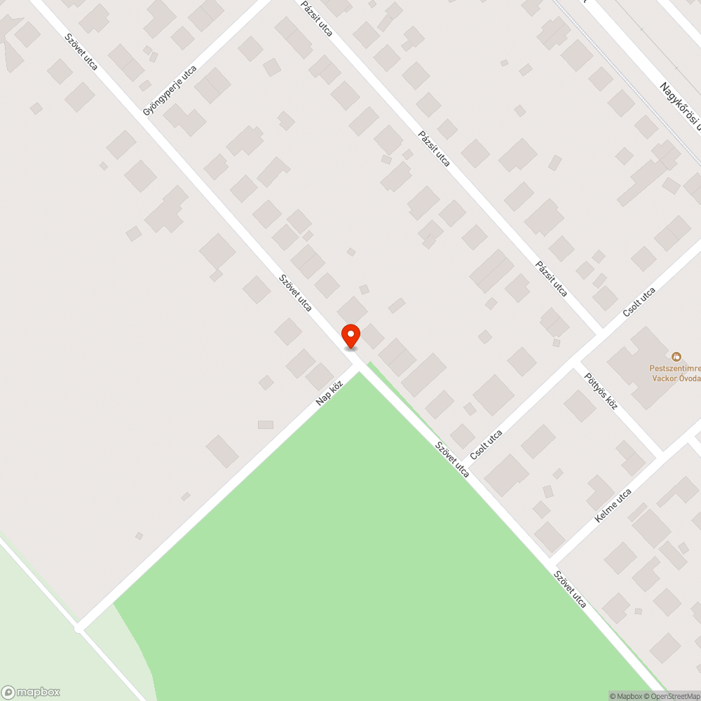 Zsákutca? bejelentés helye