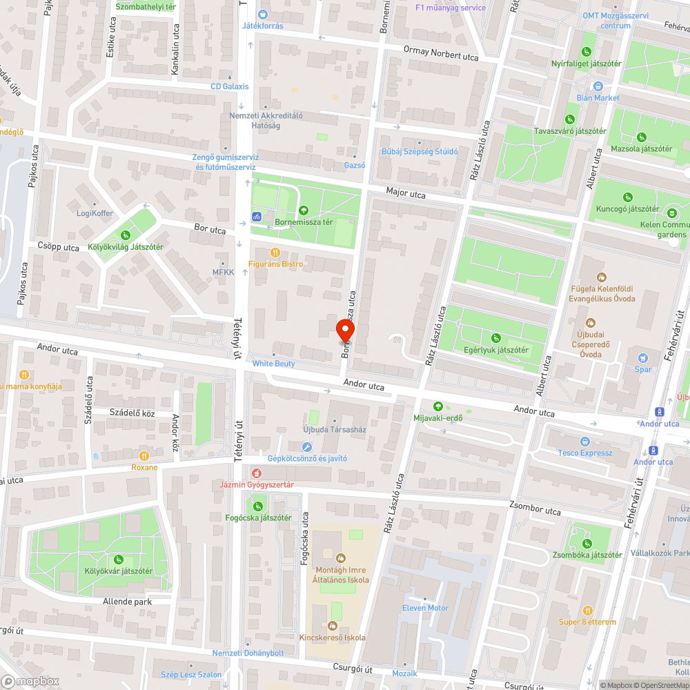 Szabálytalanul parkoló, elhagyott jármű bejelentés helye