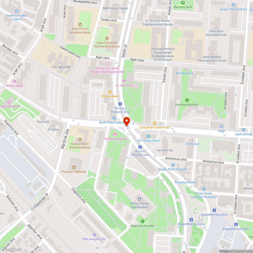 Fedett utasváró hiánya bejelentés helye