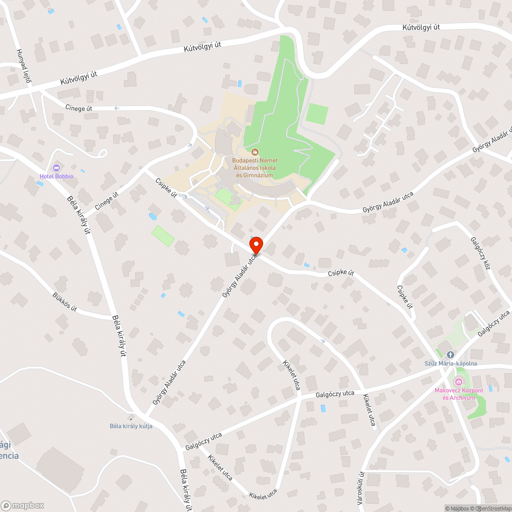 Kidöntött tükör bejelentés helye