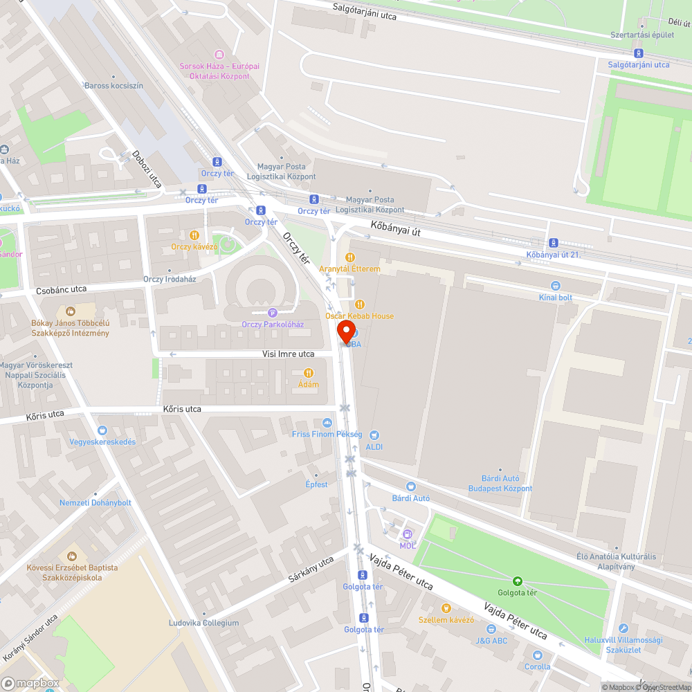 Eldugult lefolyó bejelentés helye