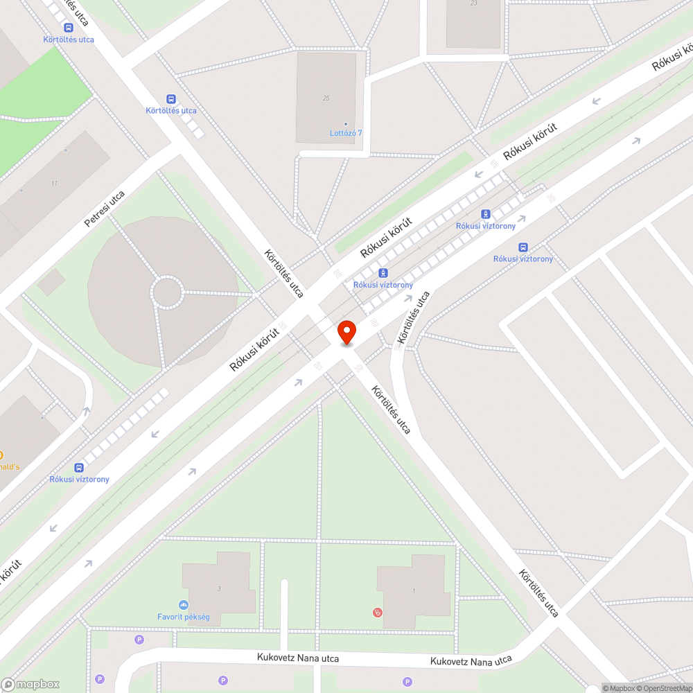 Gumigyilkos kátyú bejelentés helye