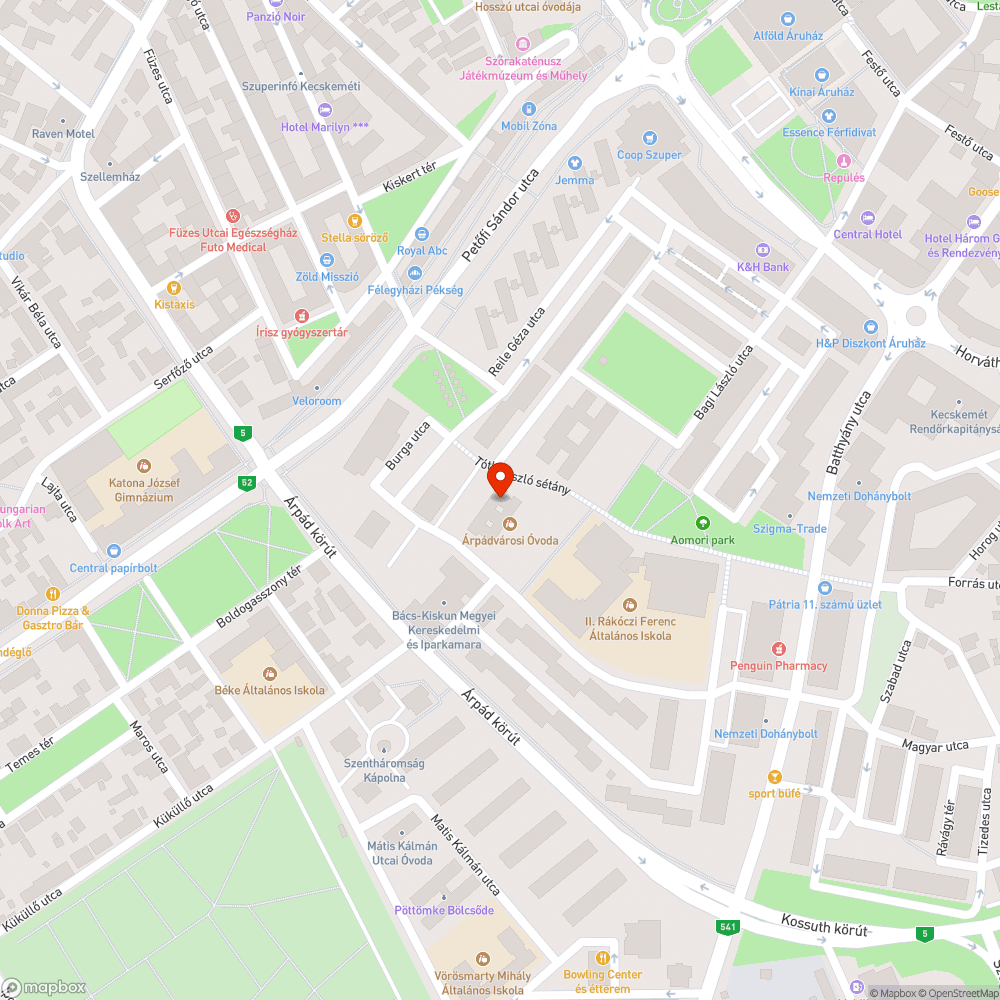 Évek óta problémát jelentő csapadékvíz elvezetési hiány bejelentés helye