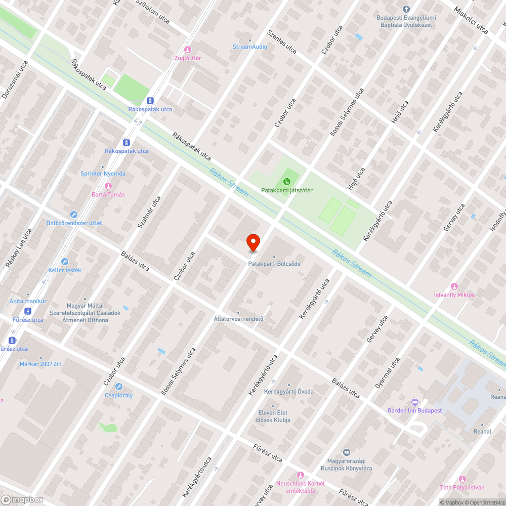 Letörött faág az úttesten bejelentés helye