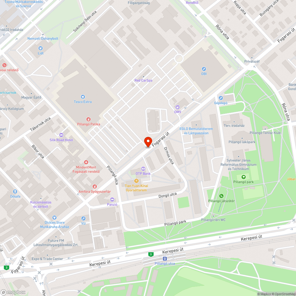 Járdára belógó bokor bejelentés helye