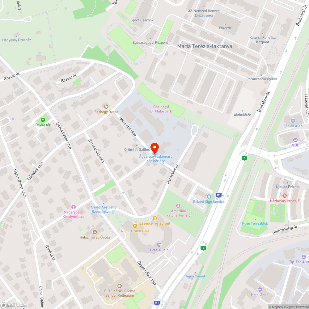 Homonna utca ideiglenes tábla balesetveszélyes bejelentés helye