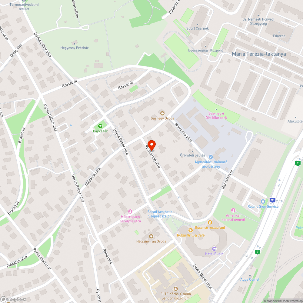 Rozmaring utca fekete Opel bejelentés helye