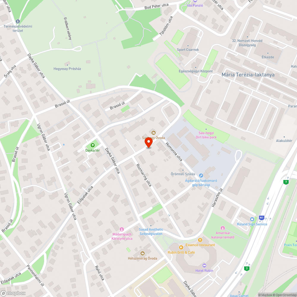 Járda bejelentés helye