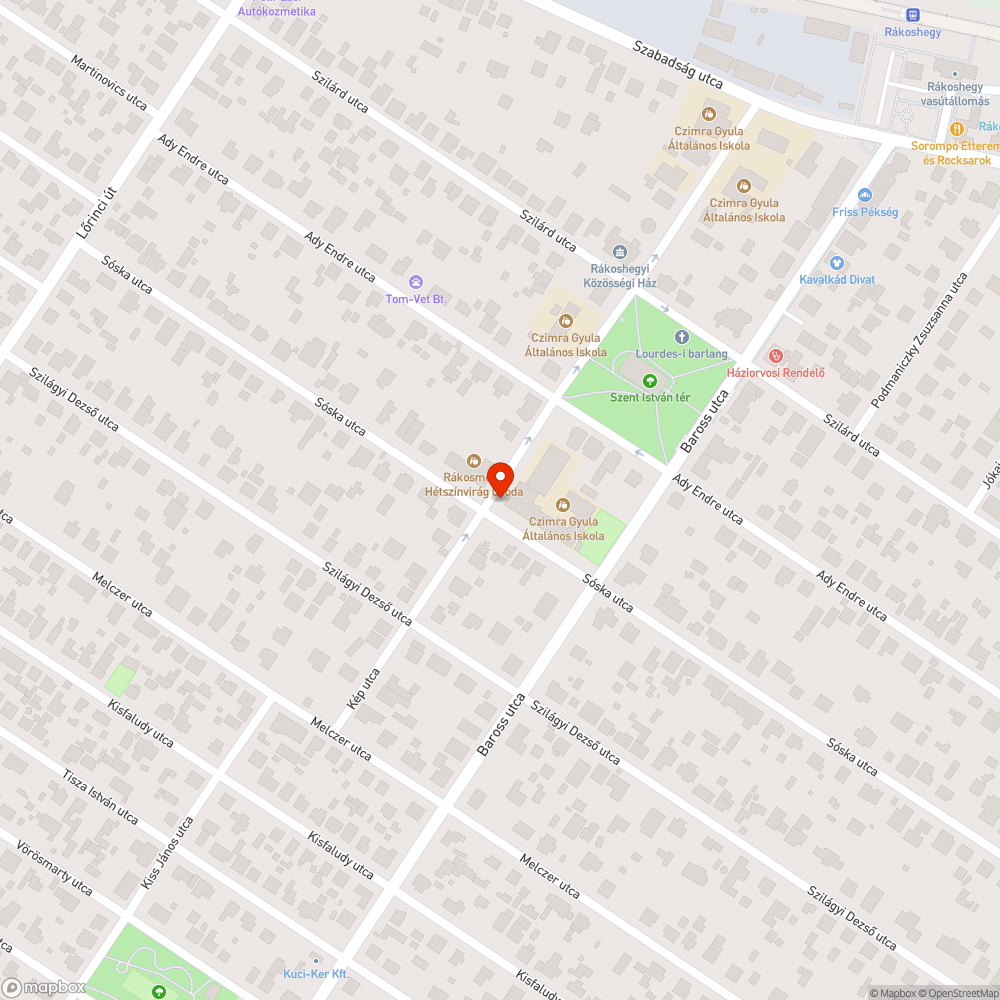 Parkolási nehézség az iskola mellett bejelentés helye