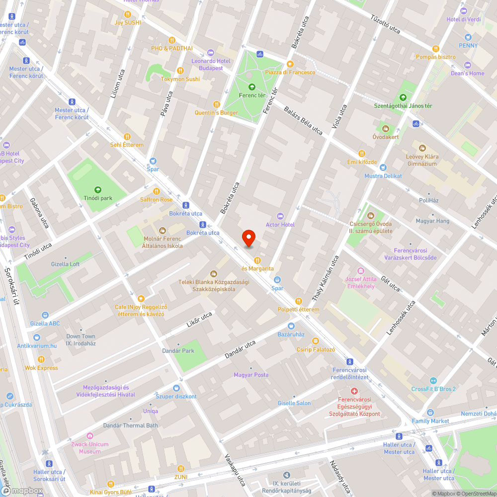 Leszakadt ág - Mester u. bejelentés helye