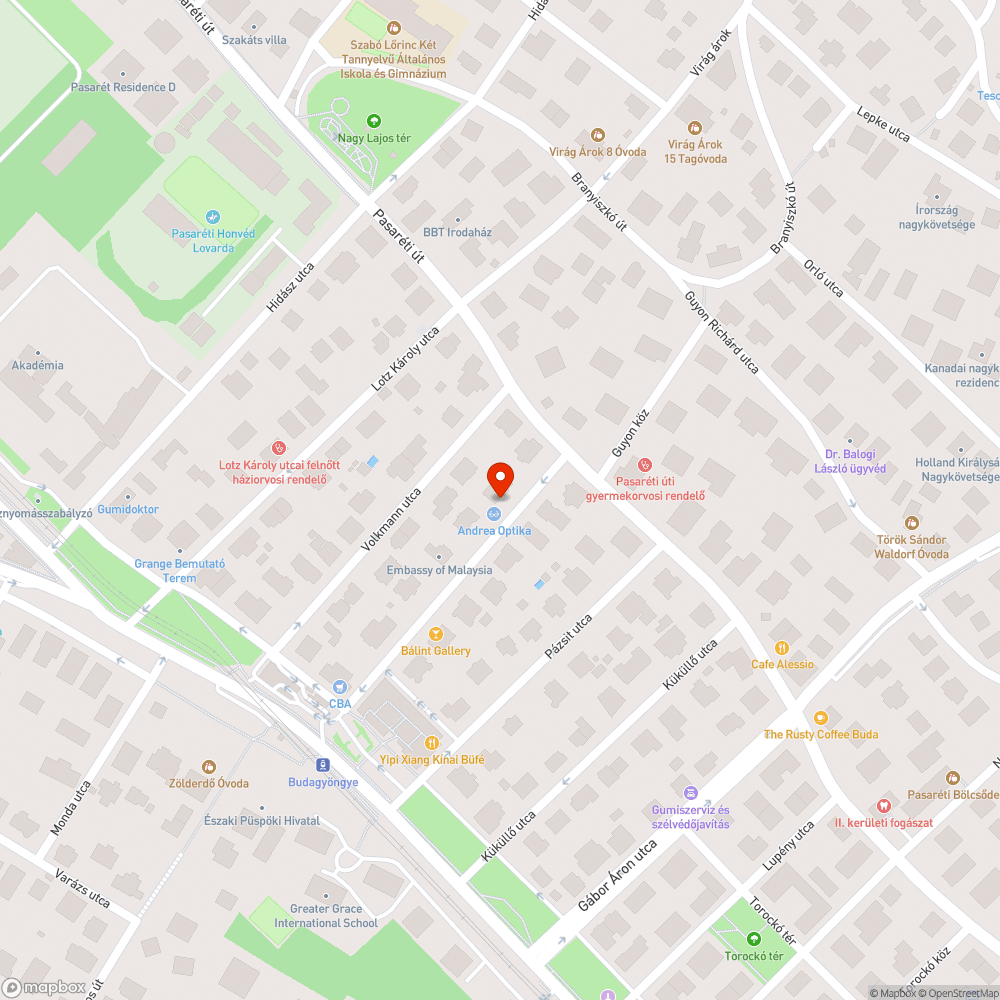 Takarítatlan utca bejelentés helye