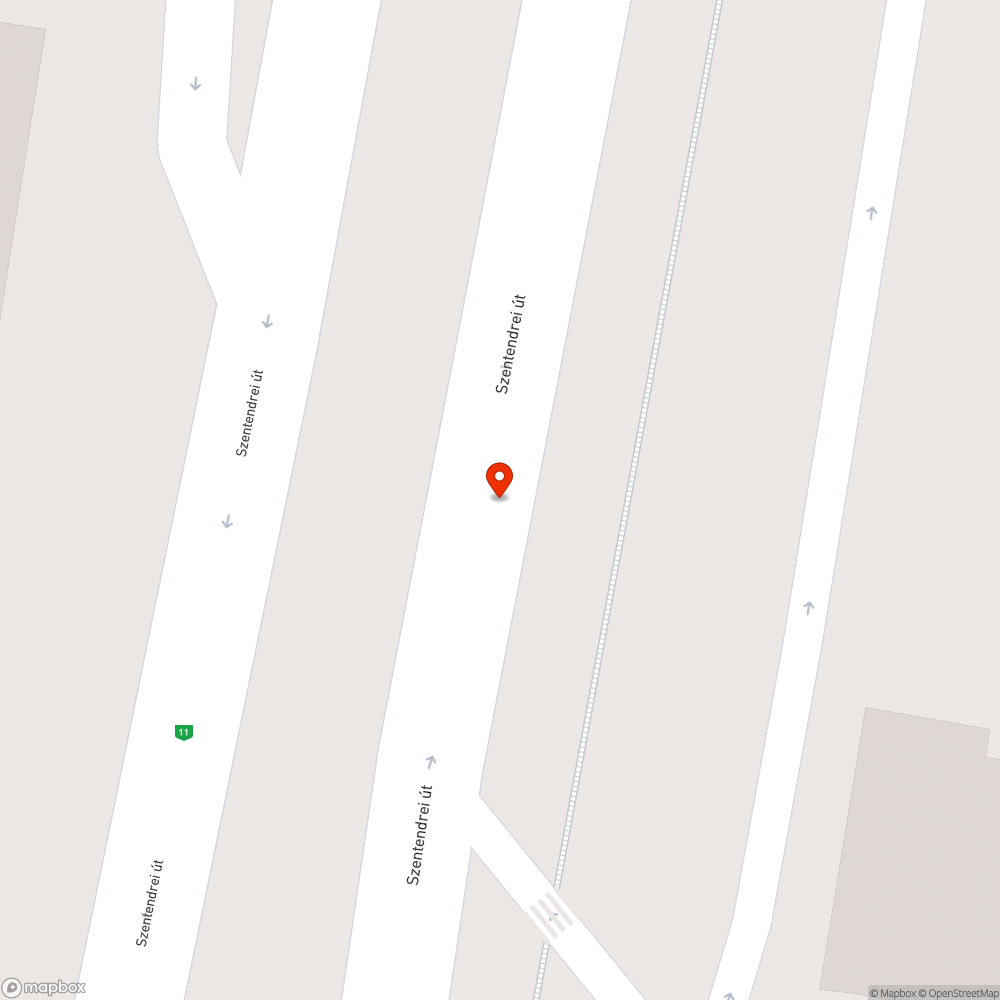 Kátyús útszakasz bejelentés helye