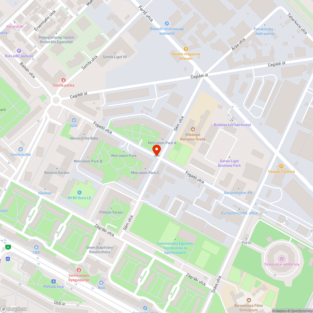 Tuskó eltávolítása Kőbányán a Gém utcában bejelentés helye