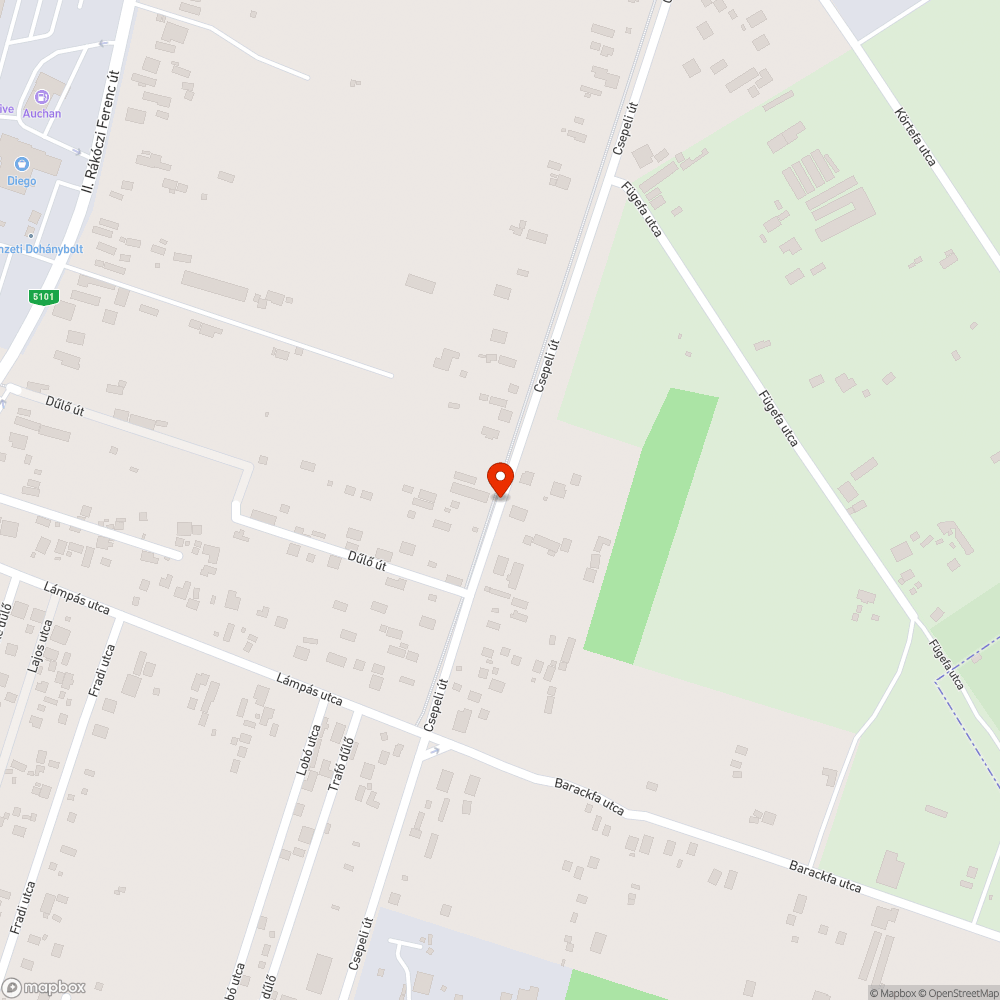 Sürgős javítást igénylő úthibák bejelentés helye