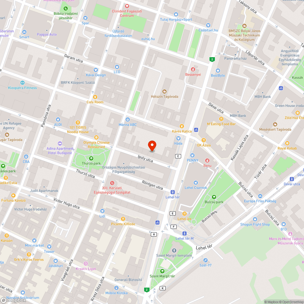 Sérült keret bejelentés helye