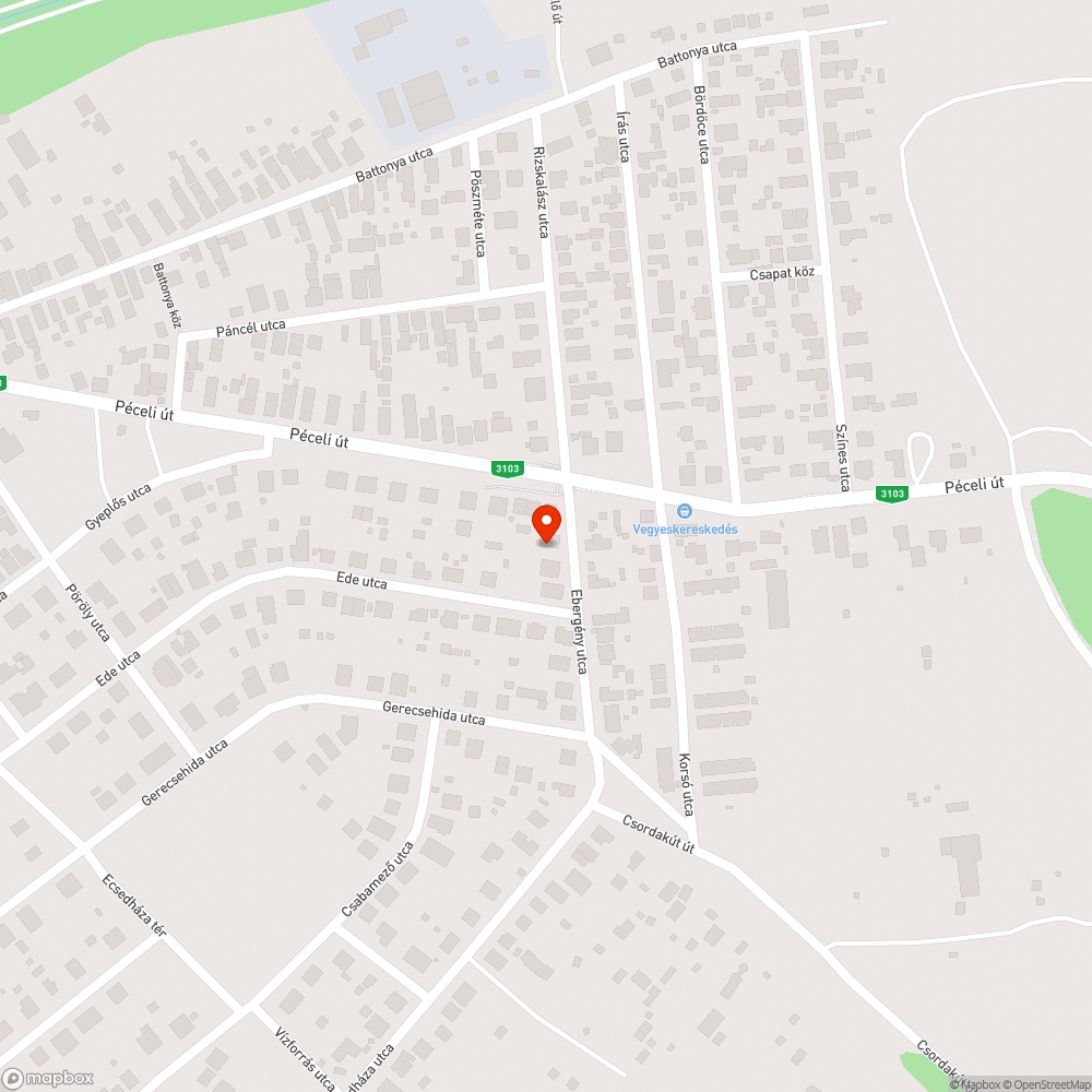 Vezetékre lógó ágak bejelentés helye