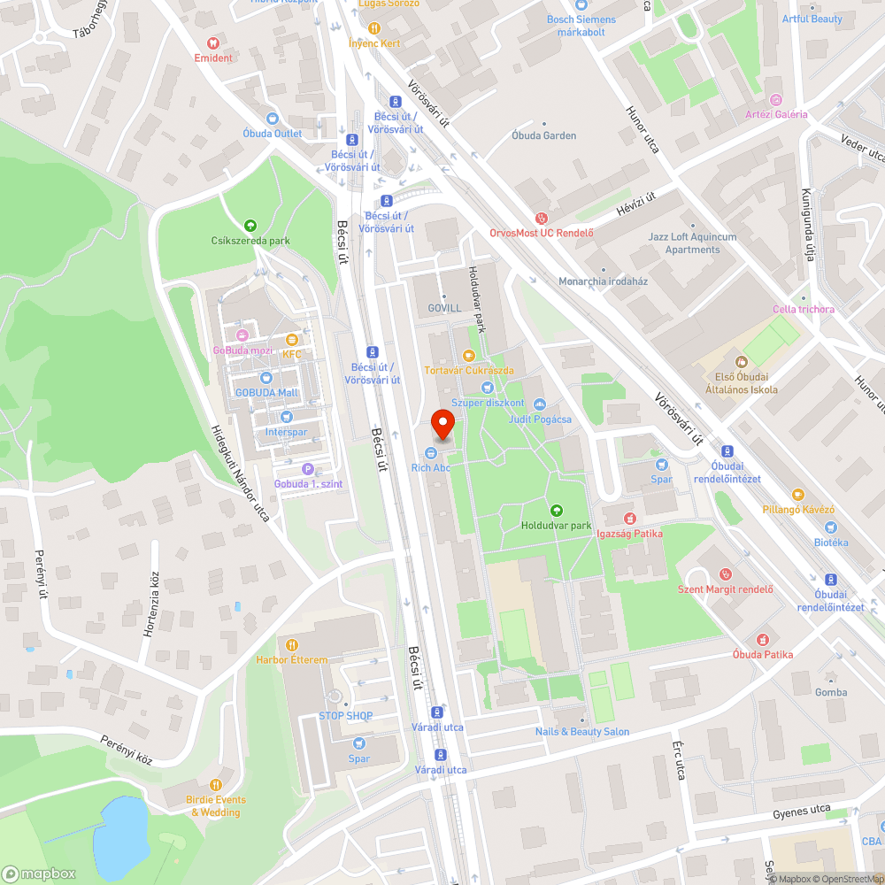 Majdnem kidőlt fa/bokor bejelentés helye