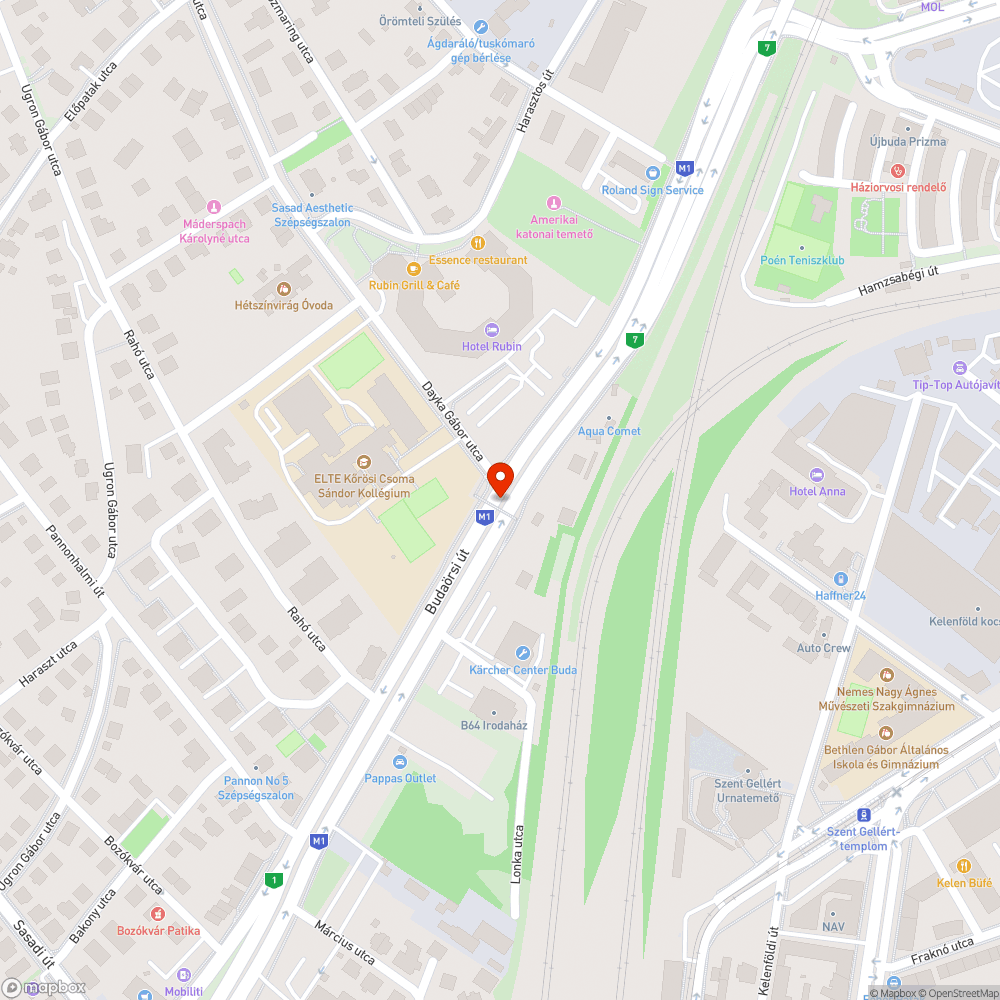 Dayka Gábor utca gyalogos felüljáró összefirkálva bejelentés helye