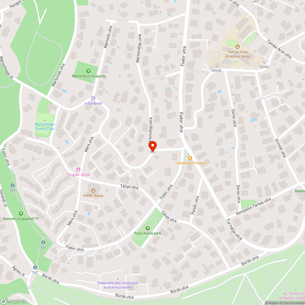 Kidőlt fa az űrszelvényben bejelentés helye