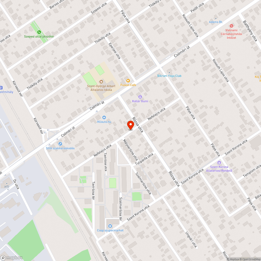 Tátongó lyuk bejelentés helye