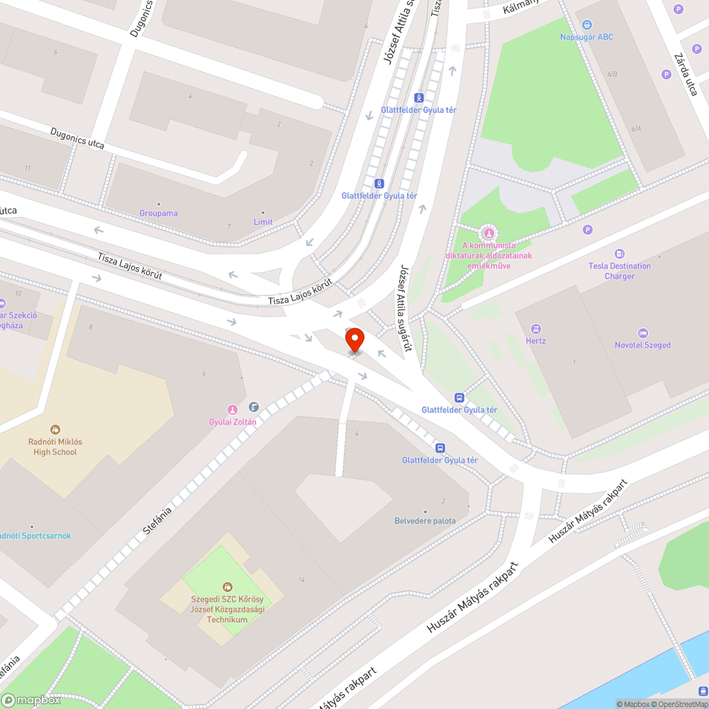 Hibás lencseképek a gyalog- és kerékpár átkelőnél bejelentés helye