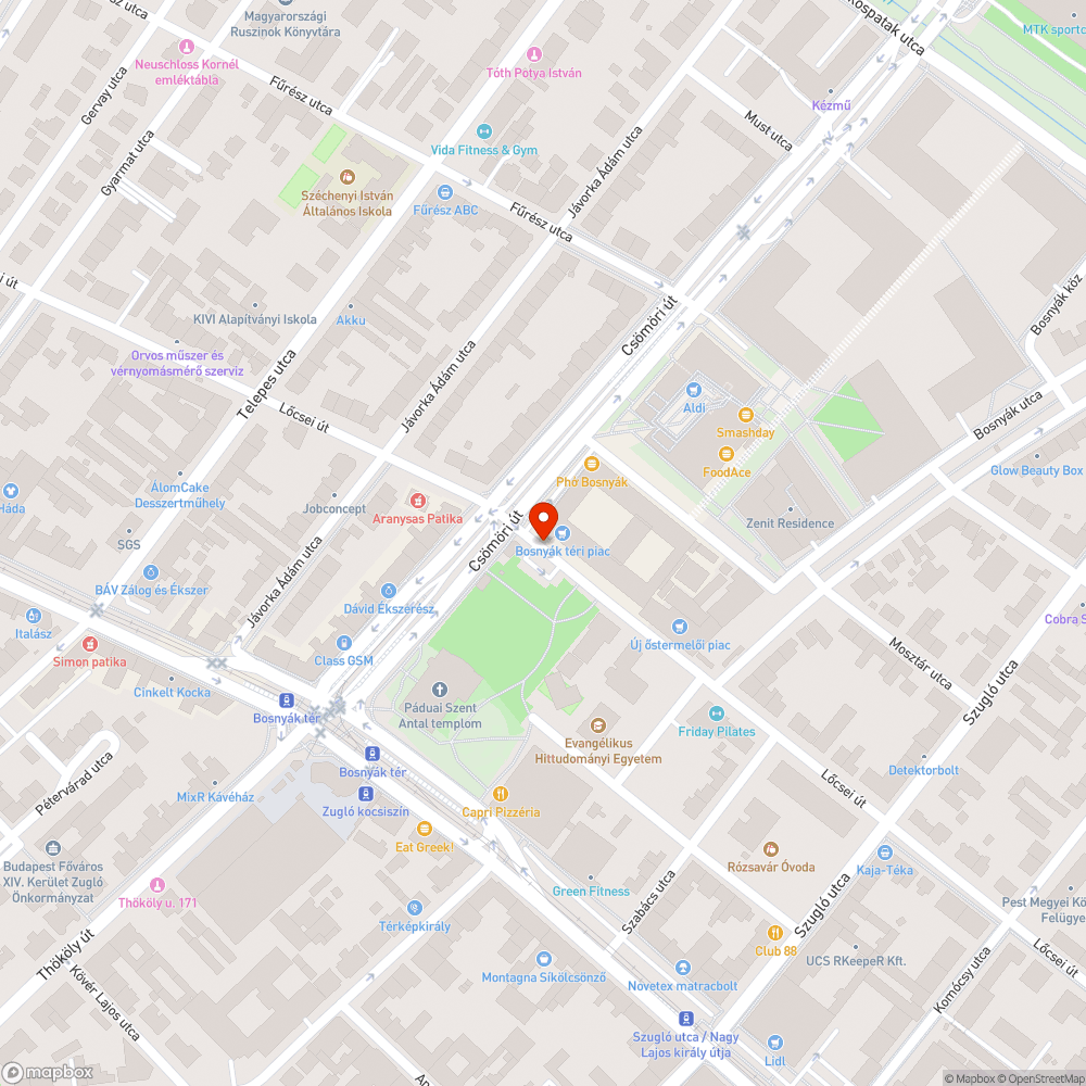 Szemét bejelentés helye