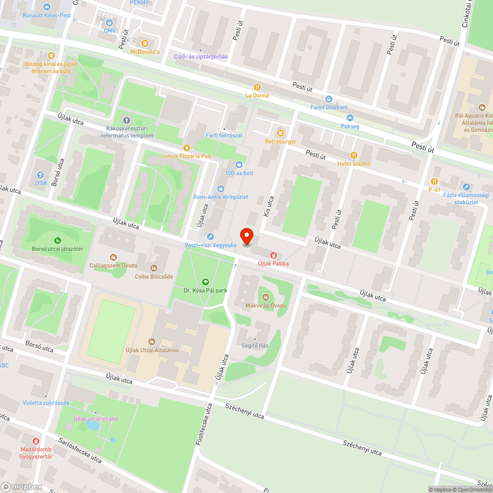 Balesetveszélyes farönk! bejelentés helye