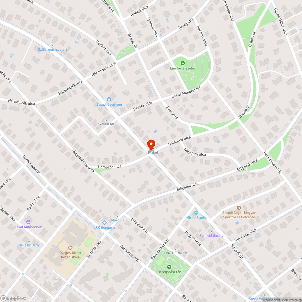 Közlekedési tükör bejelentés helye