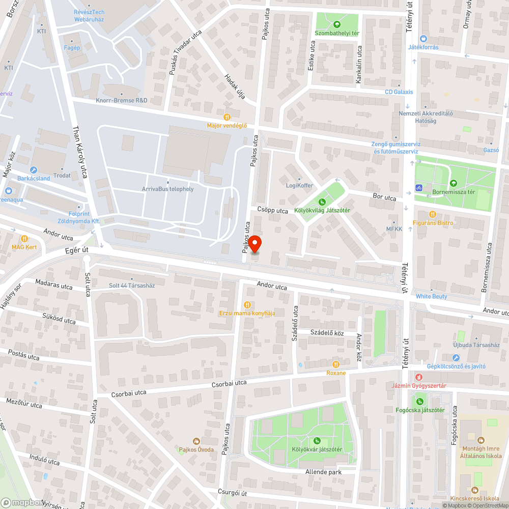 Csőtörés bejelentés helye