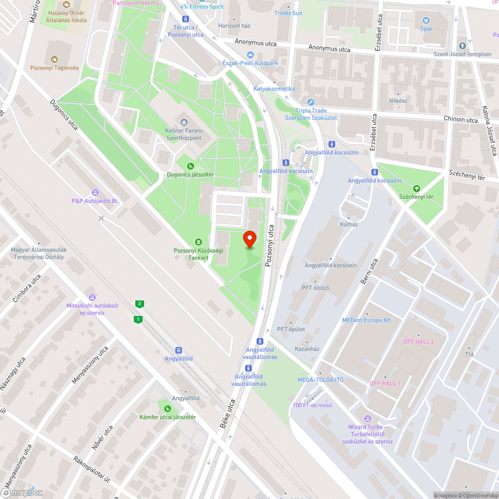 Kiszáradt facsemeték, 13 db bejelentés helye