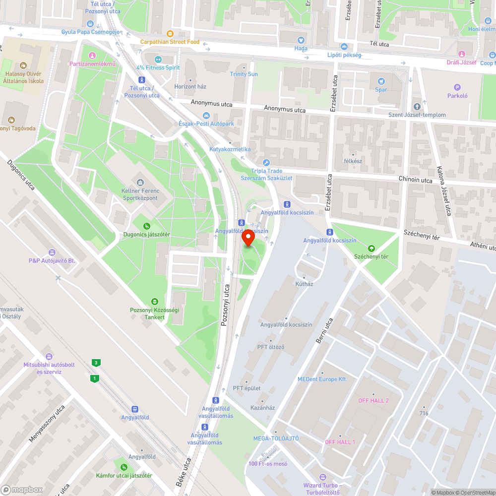 Letörött faágak bejelentés helye