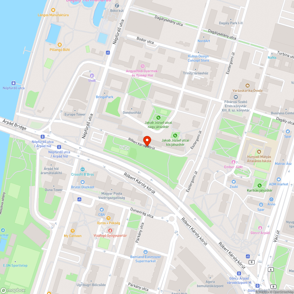 pad támlája sérült bejelentés helye