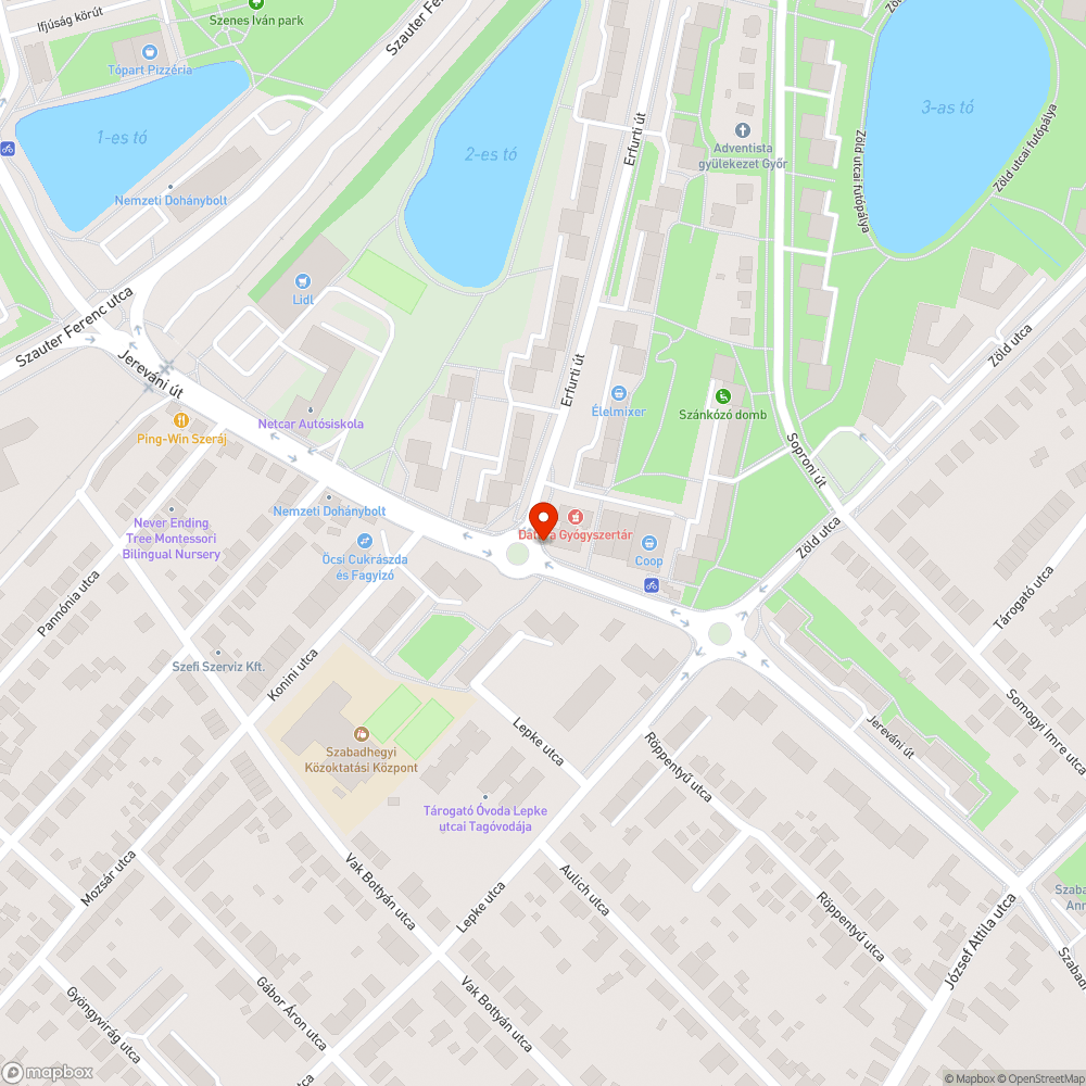 Közvilágítás nem működik Jereváni út 5. Posta előtt bejelentés helye