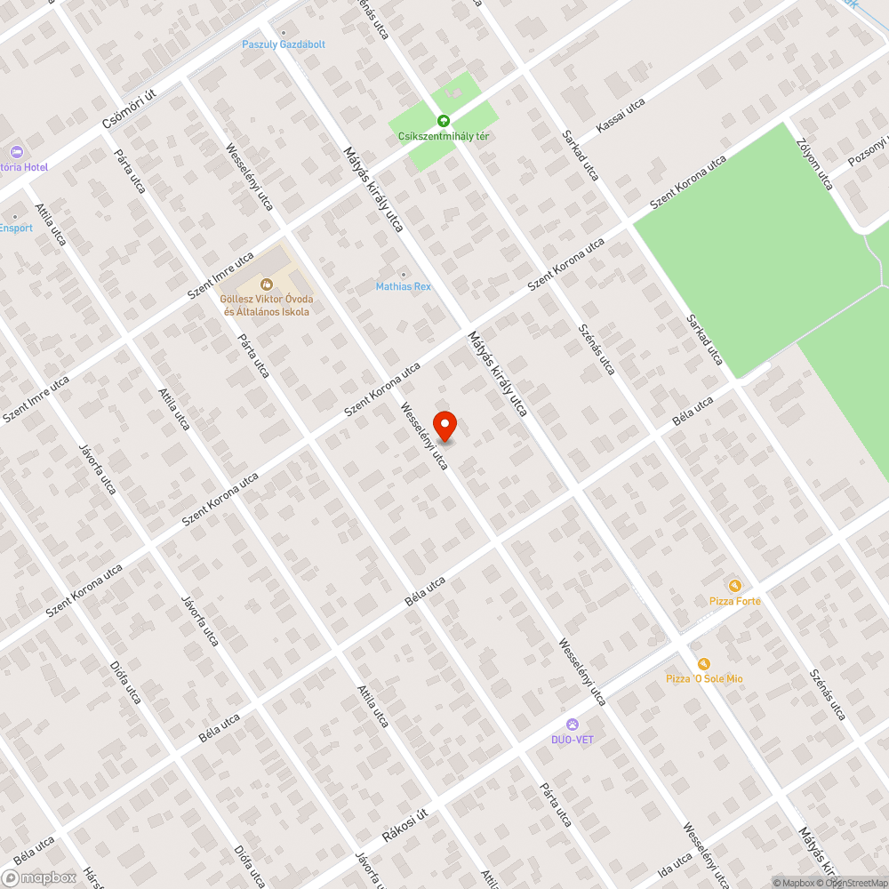 Töredezett, megsüllyedt járda bejelentés helye